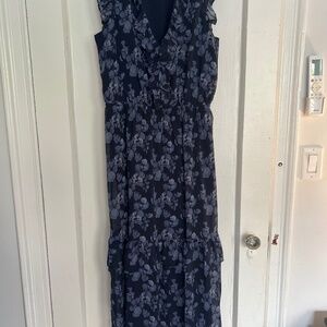 Banana republic very gently used sleeveless long dress